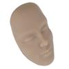 3D Makeup Practice Face Board Realistic Reusable Silicone Cosmetic Mannequin Face with 7PCS Brush