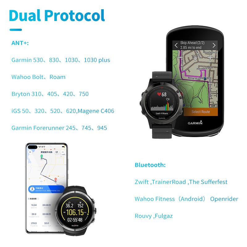 GEOID CS600 Speed Cadence Sensor Wireless GPS Computer ANT Bluetooth Dual Protocol Sensor For Garmin Wahoo Bryton Speedometer