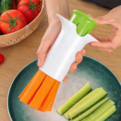 Multipurpose Burr Free Convenient Food Grade Cucumber Potato Vegetable Slicer Fruit Cutter Tool Cucumber Cutter