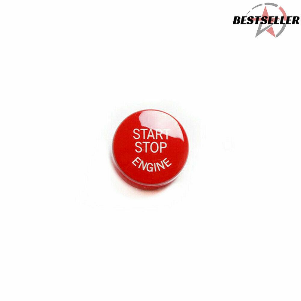 Красная накладка на кнопку Start-Stop для BMW X4 F26 2015-17 X3 F25 2014-2017