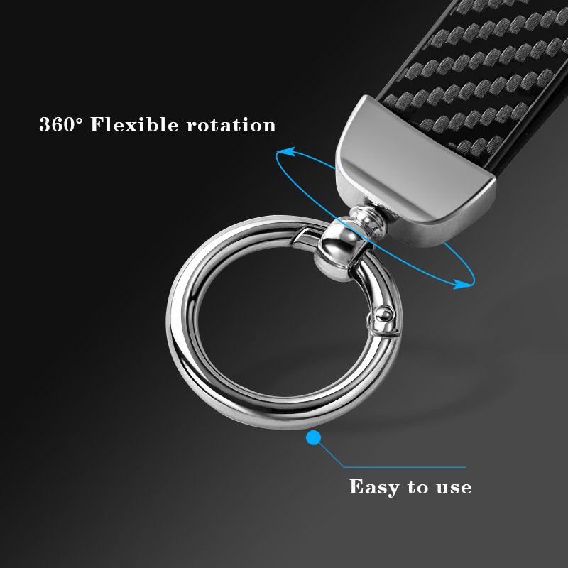 vkcy2 Car Key Ring Pendant Suede Keyring Carbon Leather Keychain For Chevrolet Spark Captiva Cruze Malibu Equinox Trax Camaro Blazer