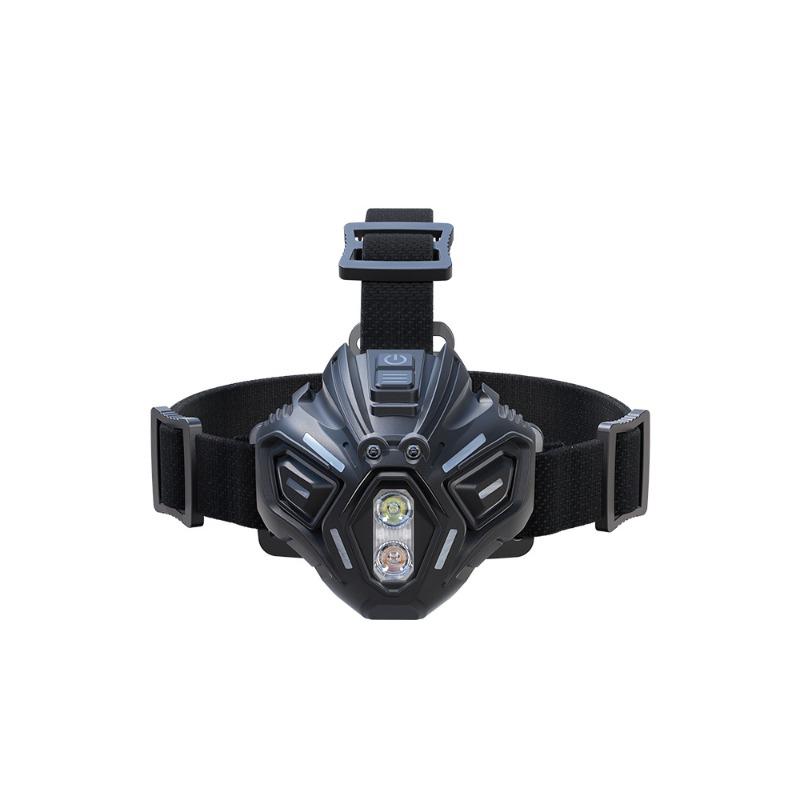New wave sensing atmosphere multi light source white yellow rechargeable head mounted strong light technology headlight