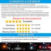 2Pcs Car Rear Red Sidemarker Lamps for Ford Mustang 2015 2016 2017 2018 2019 2020 2021 2022 LED Fender Side Marker Lights