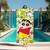 Large Bath Towel C-Crayon Shin-chans Turban for Hair Drying Spa Sauna Quick Drying Towels Bathroom Bathroom Set Accessories Home
