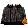 Elderly Women's Fleece-Lined Cotton Jacket - Chinese Style, Stand Collar, Plus Size, Warm Winter Wear for Grandma