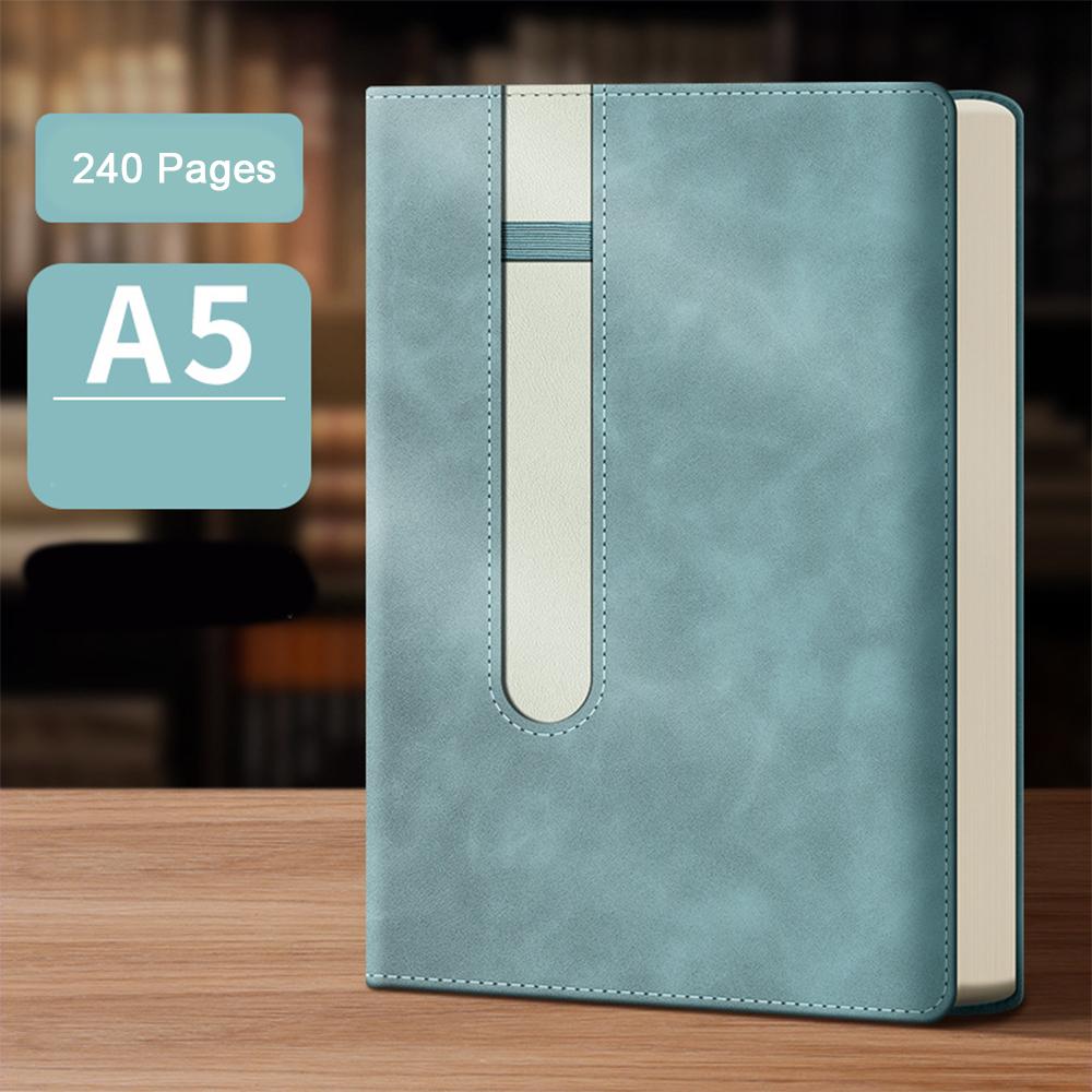 (Logo Can Be Engraved) A5/B5 Student Subject Notebook, Business Notebook, Diary, Work Meeting Minutes, Travel Log