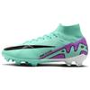 Mercurial Superfly 9 FG Kunstrasen Natürlicher Rasen Stoff Fußballschuhe Herren Ultra Türkis Stein Farbe DJ4977-300