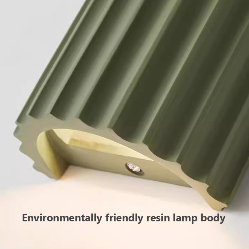 New Transform Your Home Decor with This Stylish, Modern LED Nordic Resin Wall Lamp for Your Bedroom. Enhance Your Space with Sop