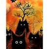 Halloween Women'S Stylish Sleeve Round Neck Patterned Casual T-Shirt