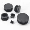20-100pcs Round Steel Pipe Plastic Hole Plug Furniture Chair Leg Ladder Glide Protection Blanking End Cap Tube Pipe Insert Plugs