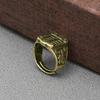 Brass Abacus Rings Adjustable Ring Fengshui Copper Gifts Accessories Statuette