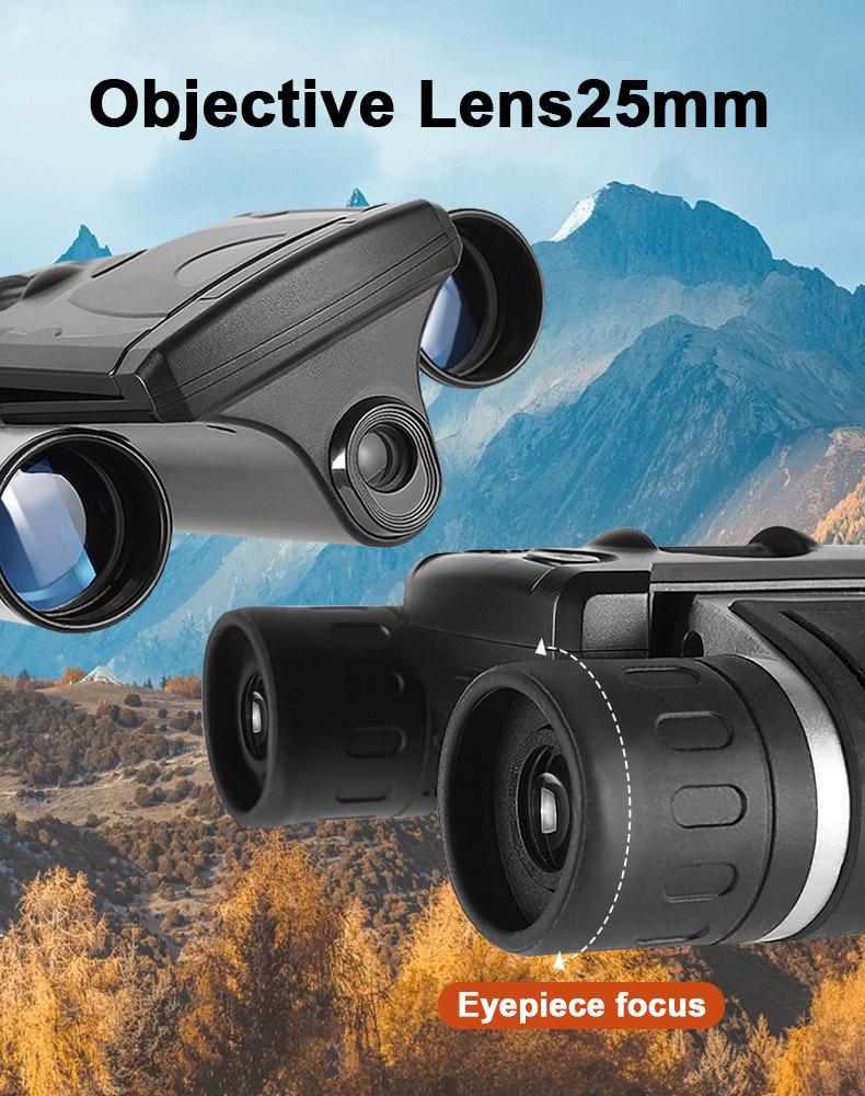 HD Digital Binoculars with Video and Photo, Starlight Night Vision, Bird Watching, Outdoor Scope, and Screen Display.