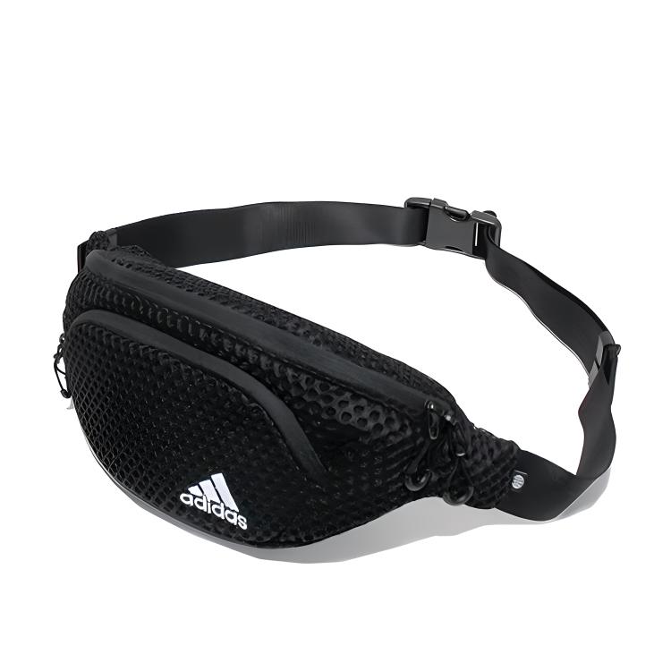 New Adidas Polyester Sling Bag, Fanny Pack Regular Unisex Black H64771