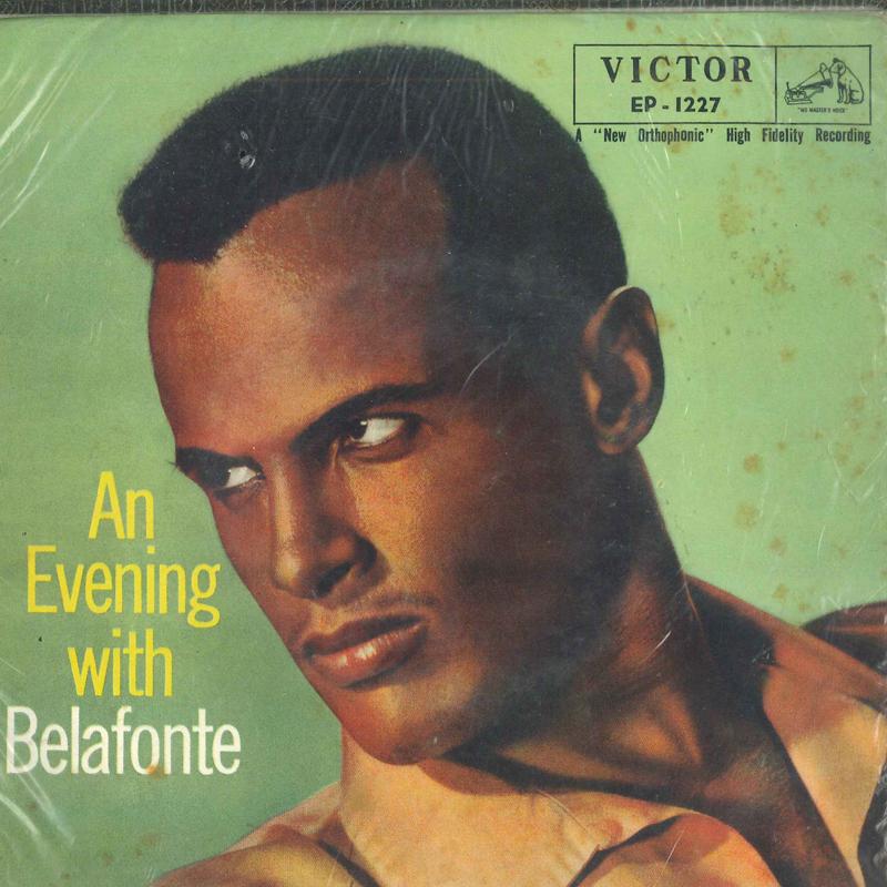 7inch Record HARRY BELAFONTE - Night Listening To Bellafonte EP1227 VICTOR Japan Pop Used
