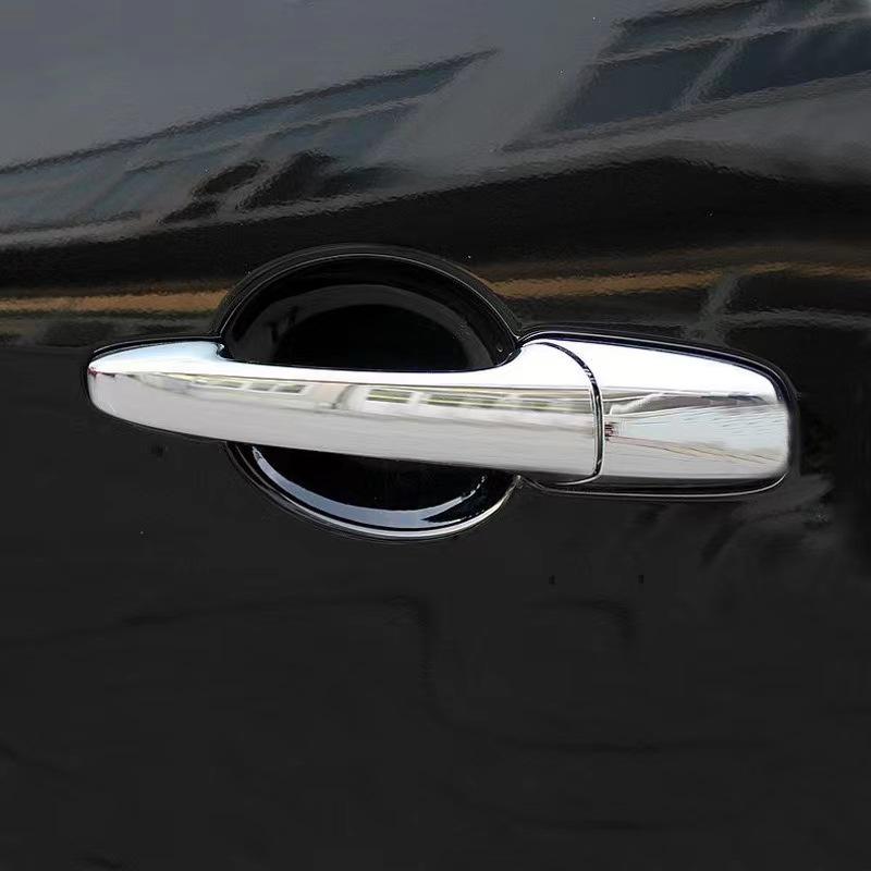 

Mazda CX-9 2007-2014 Отделка наружных дверных ручек и чаш под карбон в глянцевом черном цвете