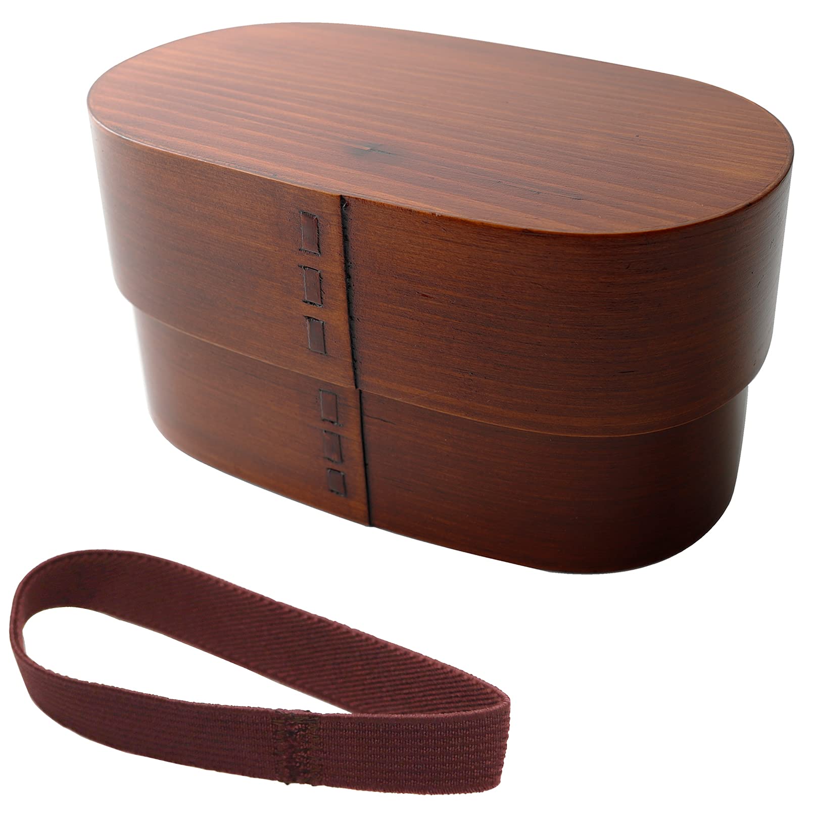 Osaka Choseido Magewappa Bento 2 800cc with Lunch and Bonus Brown Band Box Tiers Capacity Lid Wine Band 5820₽