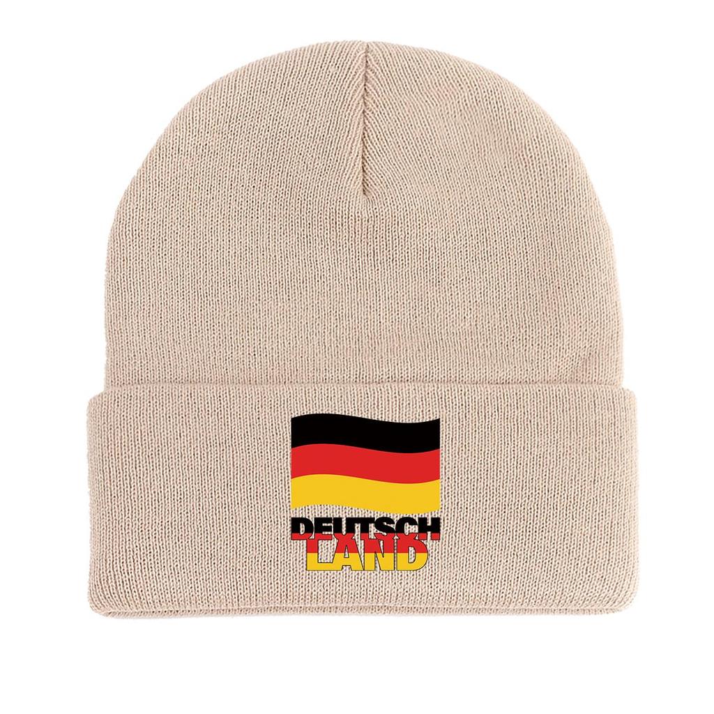 Flag of Norway Print Knit Hat Beanie, Patriotic Woman Cap Candy Color Lightweight Simple Pompom Beanies Knitted Hat Beanie
