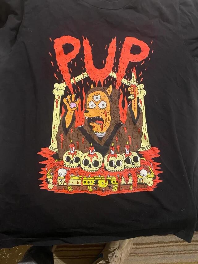 Pup The Band Cotton Black S-234XL T-Shirt BO1223