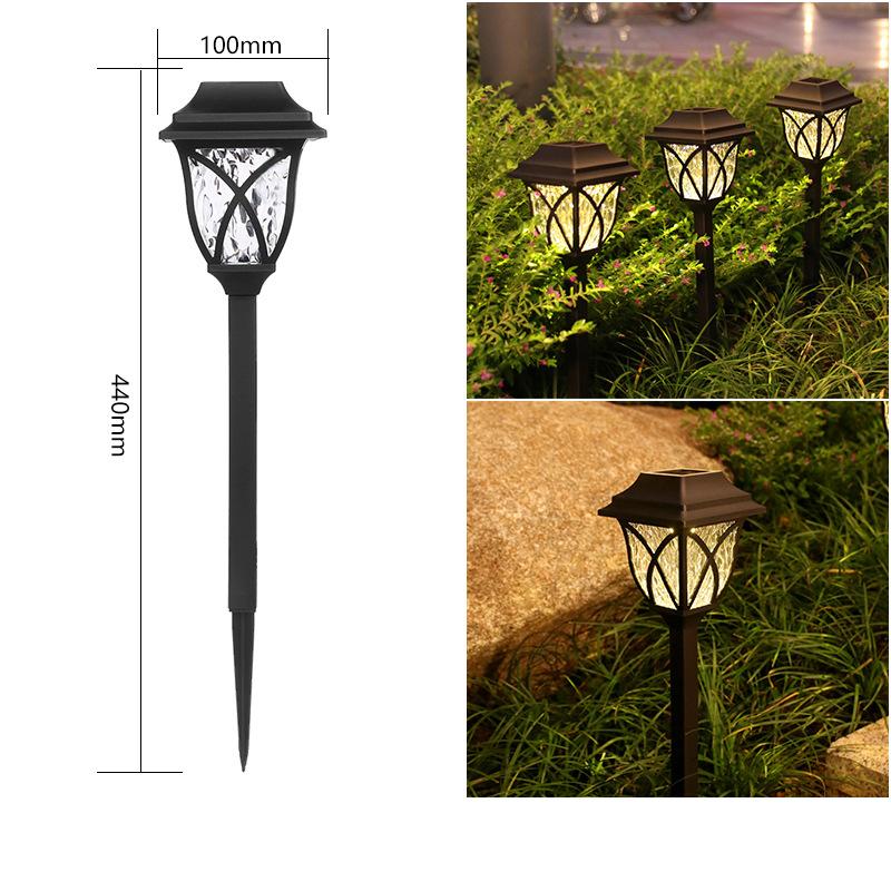 1/2/4/6/8pcs Led Solar Lights For Garden Decoration Outdoor Waterproof LED Landscape Light Ground Solar Power Yard Lawn Lamp Pathway Lights