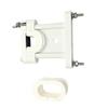 Marine Hardware Antenna Base Nylon Adjustable Bracket for Antenna Poles with Cable Clip for Yacht and Boat Installations
