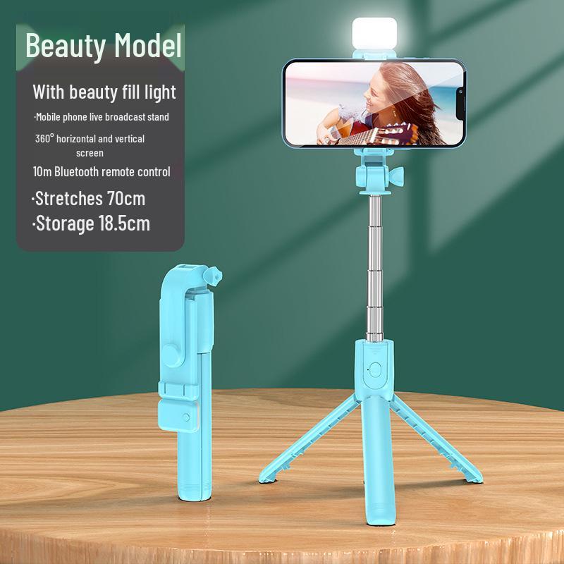 360° Rotating Bluetooth Selfie Stick & Tripod for Live Streaming & Photography