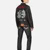 EVISU Denim Jackets Men's Black Moderate Straight Fit 2EAHTM3DJ7001LFCS