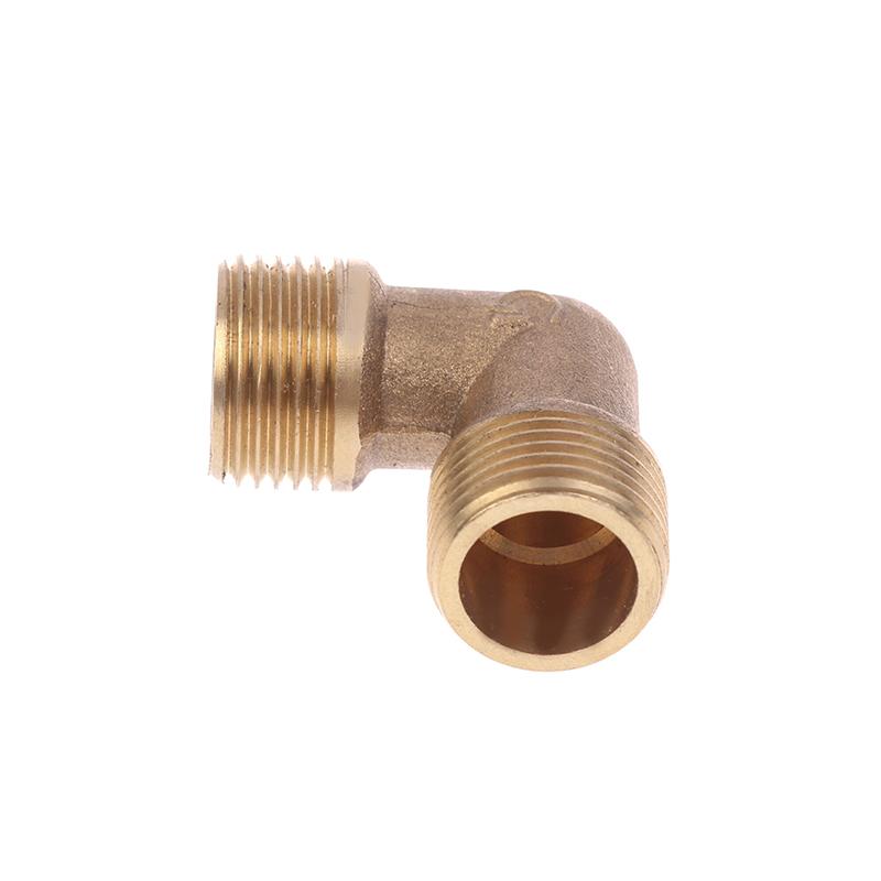 Złączki do kompresora mosiężne równe kolano z gwintem zewnętrznym zawór zwrotny kolano złączkowe części do narzędzi pneumatycznych
