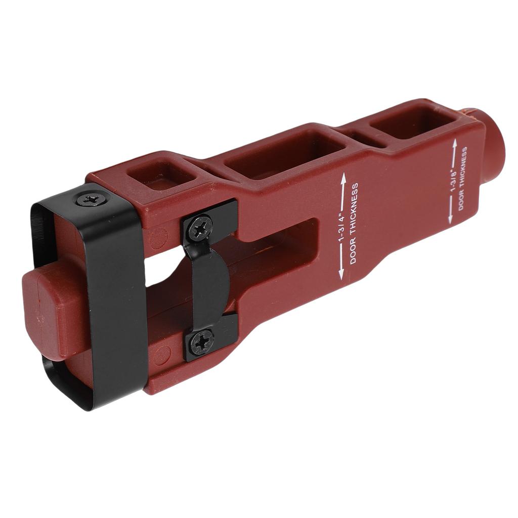 Door Latch Mortise Tool Installation Kit Help Remove Material Accurate Professional for 1 3 4in 1 3 8in Thickness Red