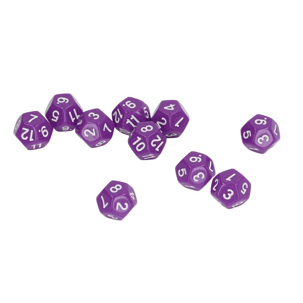 40Pcs 12 Sided Dice Set Polyhedral Dice for Family Party Board Game Pub Game