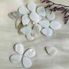 25pc Mother of Pearl Mosaic Tiles Natural Shell Droplets Mosaic Pieces for Home Decoration Crafts Materials Hobbies Arte 118