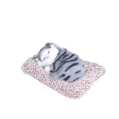 Small Sleeping Cat Accessories with Activated Carbon, Car Deodorizer, Stuffed