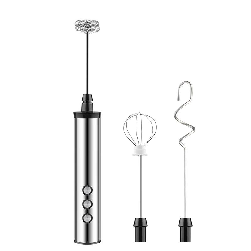 

3 режима, электрическая ручная кофеварка для приготовления капучино, мини-портативный блендер для еды, кухонный миксер для кофе, 3 режима