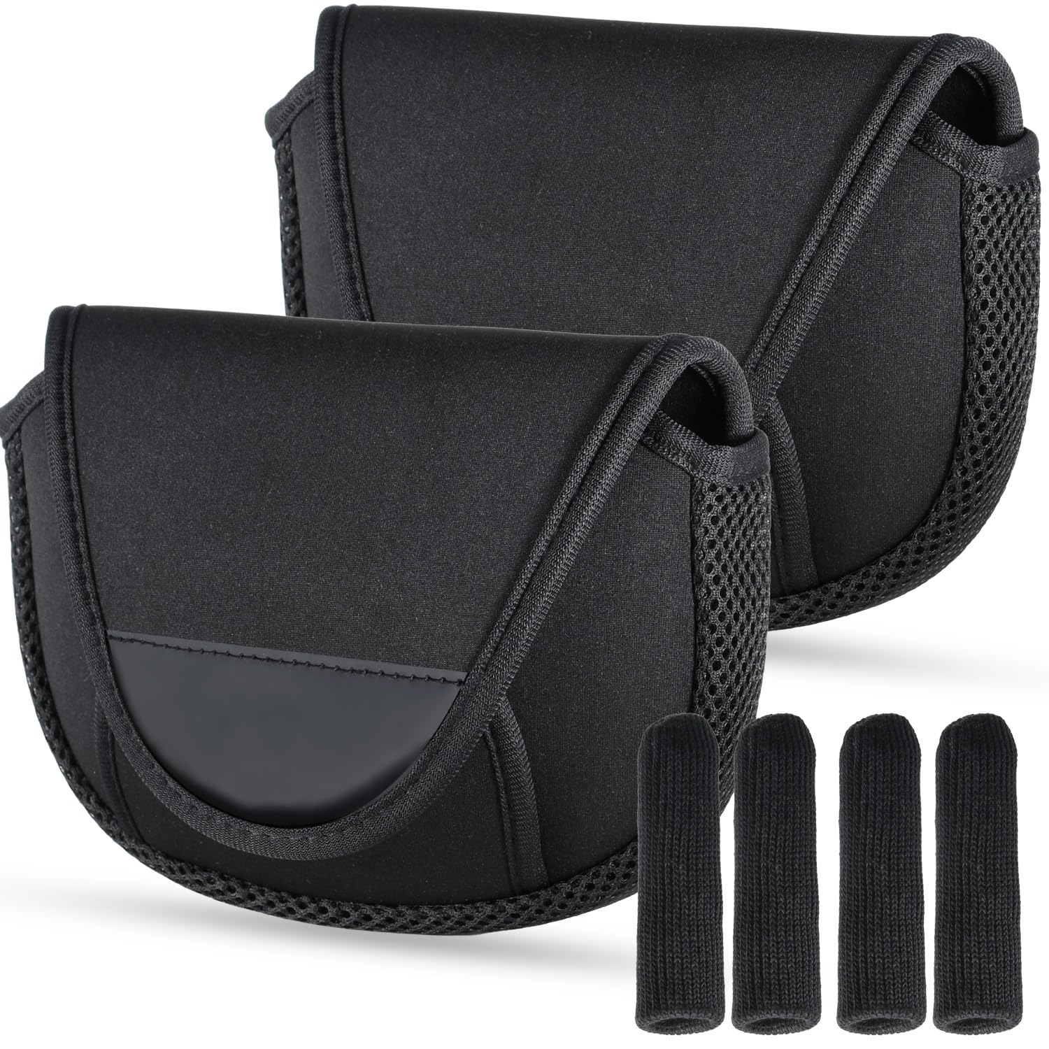 

ESFUERZO Катушка Катушка Рыбалка Спиннинг Приманка Толстый Неопрен с Ручками-Кнобами Чехлы Чехлы Хранение Сумка Материал, (Набор 2, Большой)