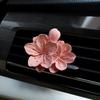 2025 Trendy New Car Air Vent Fragrance Retro Peach Blossom Butterfly Aroma Diffuser Car Perfume Decoration