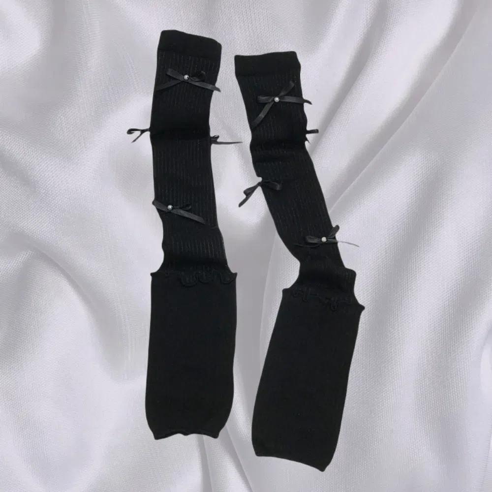 Bowknot Bow Long Socks Lolita Knee High Socks Sweet Mid-tube Stocking  Spring Summer