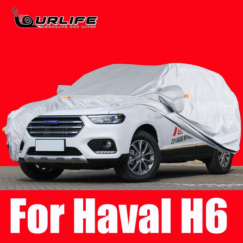 

Автомобильные чехлы для Haval H6 2010-2023, водонепроницаемые, защита от пыли, дождя, снега, ткань Оксфорд, уличный чехол для всего тела, внешний вид For Haval H6