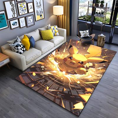 Yellow Cartoon Character Design Suitable As a Non-slip Mat for the Living Room or Bedroom Sofa