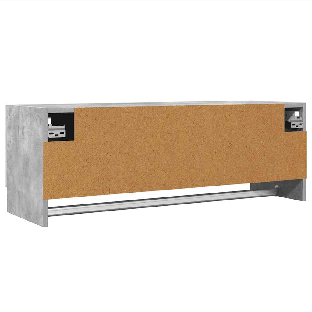 Vidaxl Szafka, Szarość Betonu, 100X32,5X35 Cm, Materiał Drewnopochodny