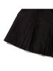 Kirsh Ribbon Point Pleated Skirt Pants [Black]