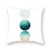 Car Living Room Sofa Cushion Cover Luxury Home Decor Pillow Cover Abstract Geometric Blue Pattern Throw Pillow Cover