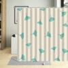 Leaves Shower Curtain Watercolor Tree Branch Leaf Vine Plant Bath Curtain Modern Fabric Nordic Bathroom Decor