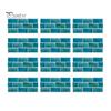 Self Adhesive Kitchen Backsplash Self-Adhesive PVC Tile Wall Stickers, Waterproof Mosaic Pattern Decals for Bathroom Easy To Clean Covers Home Decor,