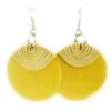 Les Trésors De Lily [L5190] - Yellow 'Kilimanjaro' Designer Earrings