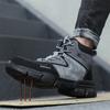 High top work boots for men work protective boots with steel toe Indestructible work shoes anti puncture work safety boots man