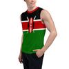 Sleeveless T-shirt Kenya Flag 3D Men's Boys Tshirt Gyms Tank Tops Fitness Joggers Basketball Training Vest