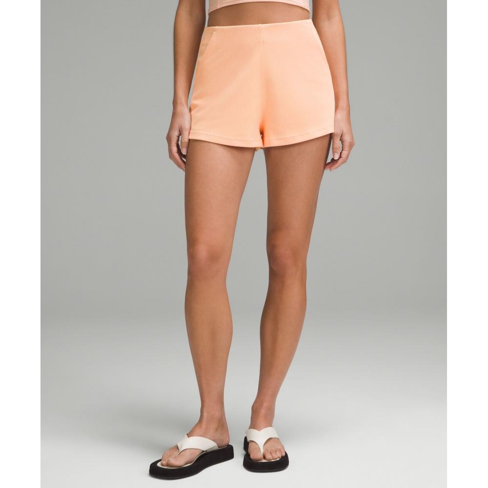 

Lululemon Короткие шорты Softstreme High Rise Short 2 Peach Bellini 14