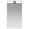 Bathroom Mirror Cabinet Black Oak Effect 30 x 10.5 x 50 cm