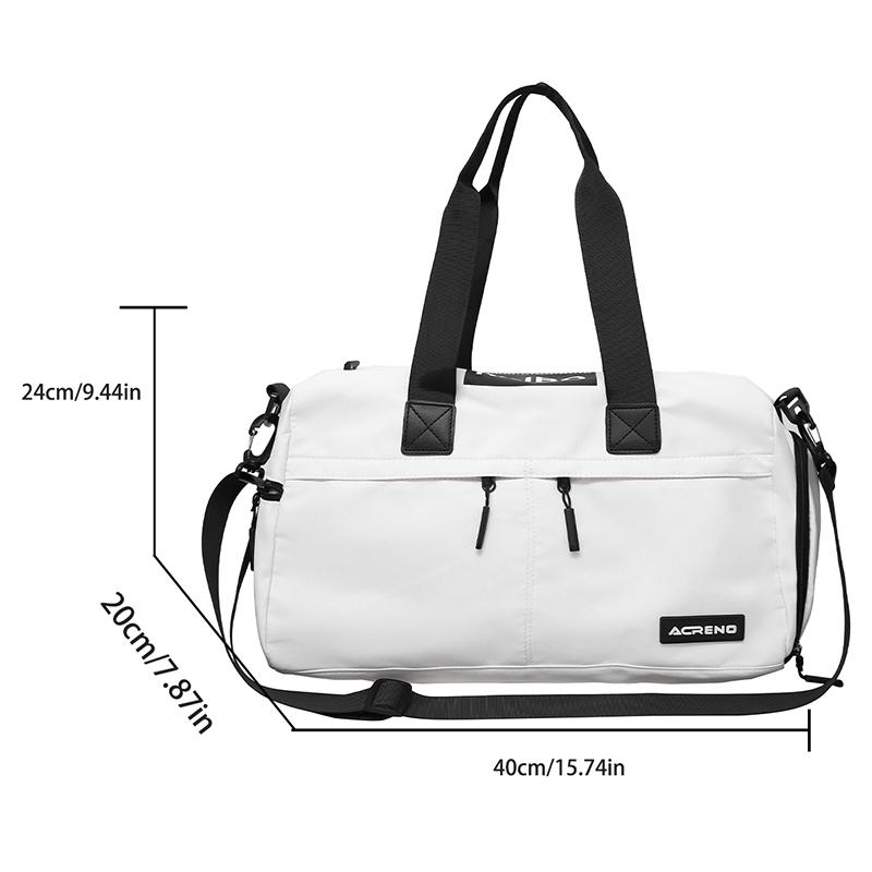 A Leisure Fashion Large Capacity Fitness Travel Bag, Waterproof Fabric, Large Capacity Yoga Travel Fitness Various Sports