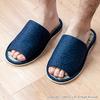 OKA Japanse Tatami Pantoffels Maat L Blauw (Tot schoenmaat 26,5 cm Igusa Japans) 4548622995176