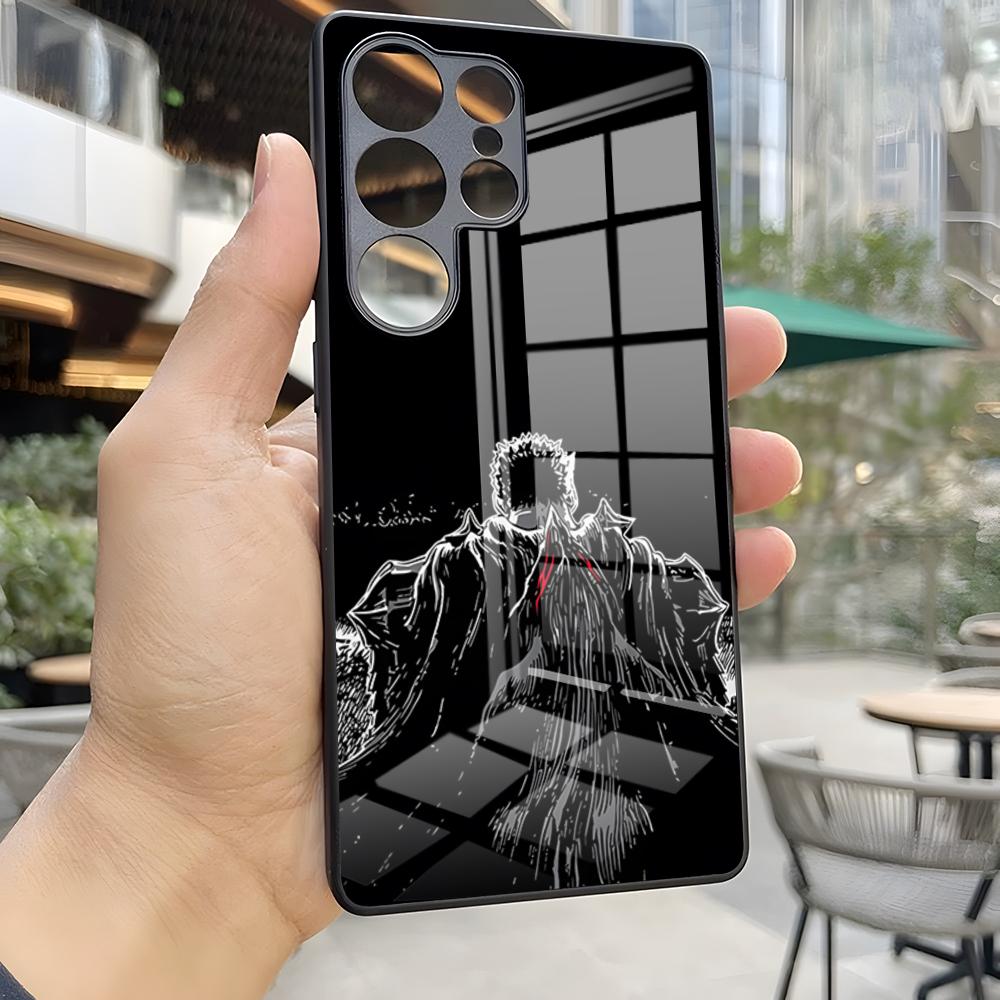 Comic Cool Popular Berserk Phone Case For S25 Ultra Samsung S24 Fe S22 S20 S23 21 Plus A54 A34 A53 A16 Glass Cover